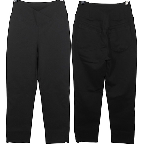 Halara Flex Crossover High Waisted Back Pocket Slim Ankle Length Pants Sz Small