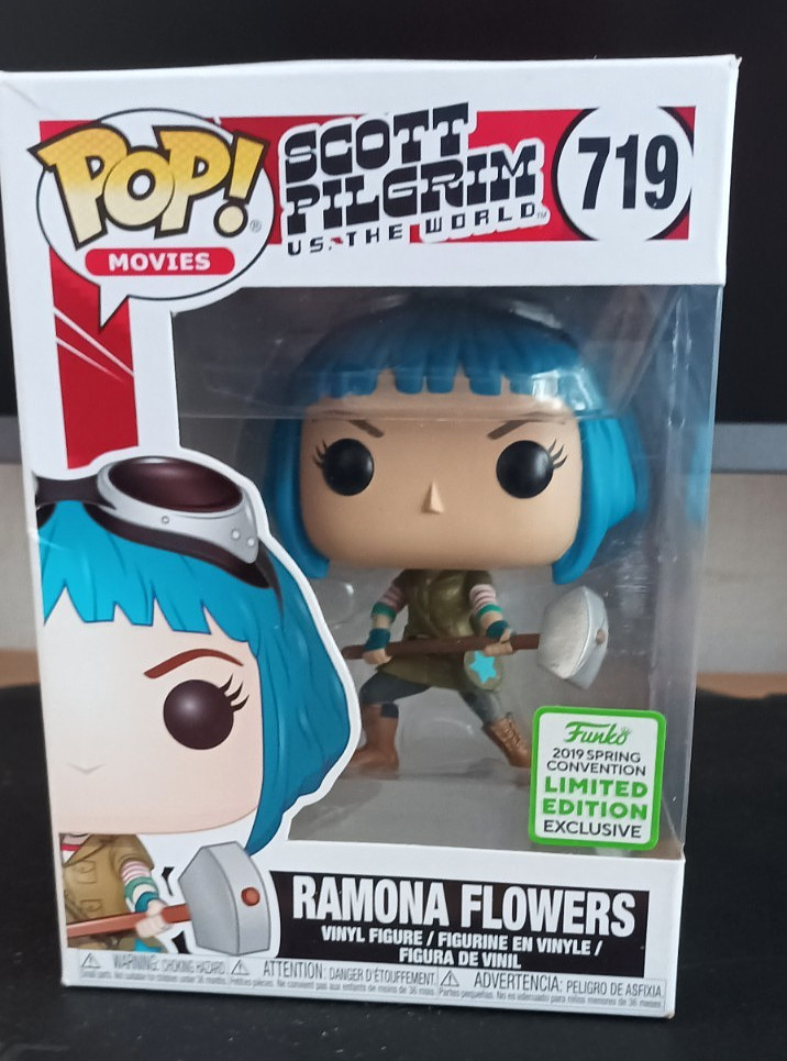 Funko Pop Scott Pilgrim 2019 Convención De Primavera Edición Limitada Ramona Flowers # 719