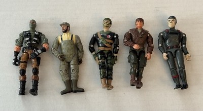 Vintage 1980s Hasbro G.I. Joe Action Figures Lot Beach Head John Eagle Big Ben