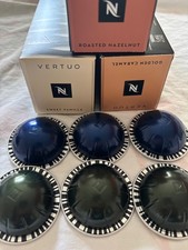 36-Nespresso Vertuo Coffee Pods - Varity 3 sleeves-vanilla,caramel,haze-06/30/26