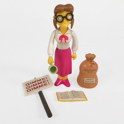 Simpsons   Playmates WOS   Miss Hoover & Accessories   2003