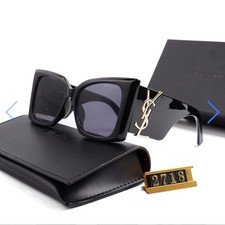 Saint Laurent Oversized Square Sunglasses SL M119/2718, Multi Colors, YSL Logo