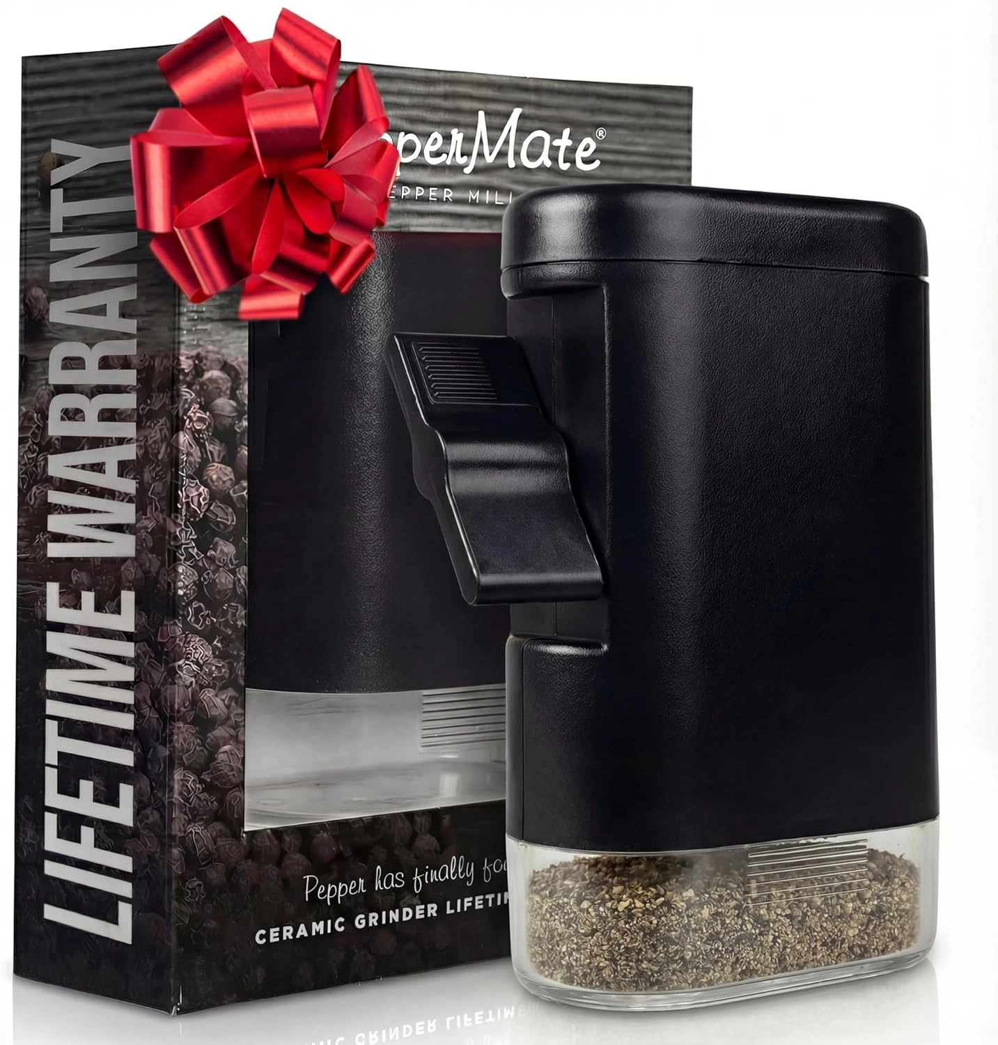 Traditional Black Pepper Grinder Mill - Manual, High-Efficiency Salt and Pepper