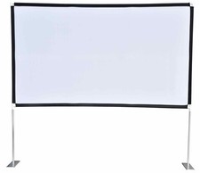 Fast Fold Portable Projector Screen 100"