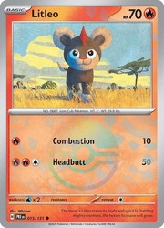 Litleo (Poke Ball Pattern) 015/131 Prismatic Evolutions