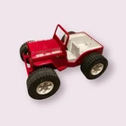 Vintage 70s Tonka Red Jeep Dune Buggy Pressed Steel Toy Good Shape