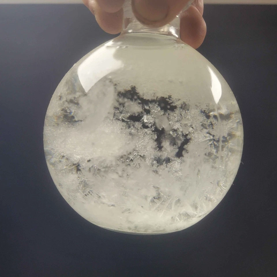 Barómetro de vidrio Fitzroy Storm globo de nieve y pantalla LED USB | ¡Hecho en EE. UU.! | Foto 2 de 4