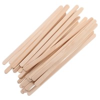 100StüCke Wachs StäBchen Holz FüR Sichere Haarentfernung Und Augenbrauen Pflege
