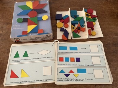 Discovery Toys Playful Patterns Design Activity Discoveries Katcina Kit vintage 