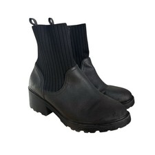 DV By Dolce Vita Youth Girl's Size 5 Noble Bootie Side Zipper Vegan Faux Leather