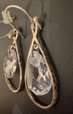 Pendientes Colgantes De Plata Sterling 925 Con Piedras Preciosas - Forma De Lágrima, Estilo Boho, Para Mujer, 2 Pulgadas