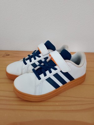 adidas Kinder Sneakers Grand Court 2.0 JI0973 Gr. 31 Weiß Gebraucht