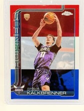 Ryan Kalkbrenner Red White Blue #184 - Hornets - Topps Chrome Update 2025-26