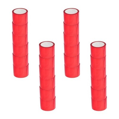 Red Colored Carton Sealing Adhesive Tape 2.83 Inch x 55 Yards 2 Mil 912 Rolls