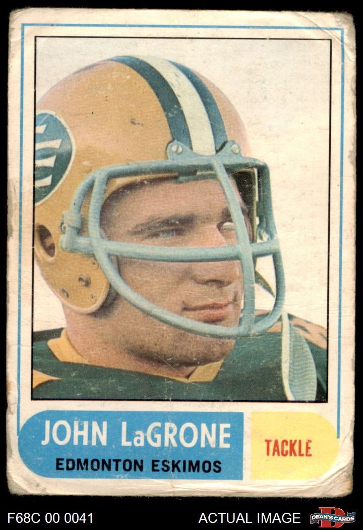 1968 O-Pee-Chee #115 John LaGrone Eskimos 1 - POOR