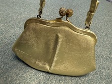 vintage gold clutch evening bag purse