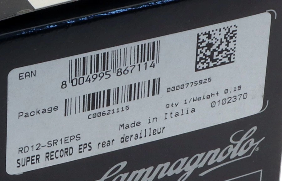 Campagnolo Super Record 11 EPS Rear Derailleur RD12-SR1EPS 11s NEW NOS - Image 4 of 4