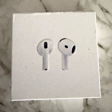 Apple AirPods (4th Generation) White In-Ear Wireless Bluetooth Earbuds
