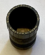 EUMIG 8mm / Super 8 Euprolux Movie Film Lens F1:1/25 Fixed Made In Austria