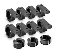 8PCS Horizontal Bar Clamp Mounting Bracket Kit for Off-Road LED Light Bar on