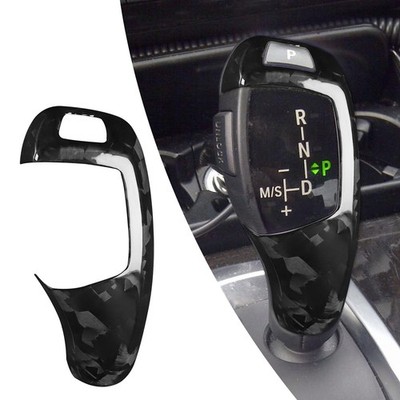 Car Gear Shift Knob Cover For BMW F32 F33 F36 2014-2018 Real Forged Carbon Fiber
