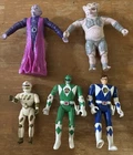 90’s Vintage Mighty Morphin Power Rangers Toy Lot Of 5 Toys Different Series