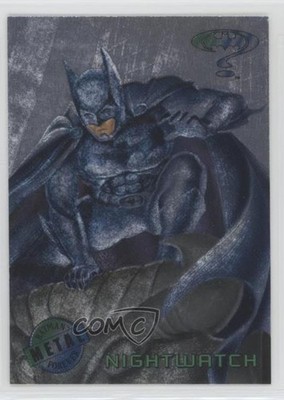 1995 Fleer Metal Batman Forever Silver Flasher Batman Nightwatch #38 0y5