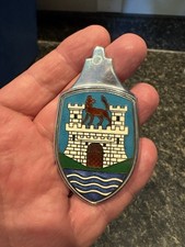 Vintage Vw Beetle Wolfsburg Crest Hood Emblem Oem Lauer Ngb Enamel 1950s Origina Vintage Vw Beetle Wolfsburg Crest Hood Emblem Oem Lauer Ngb Enamel 1950s Origina