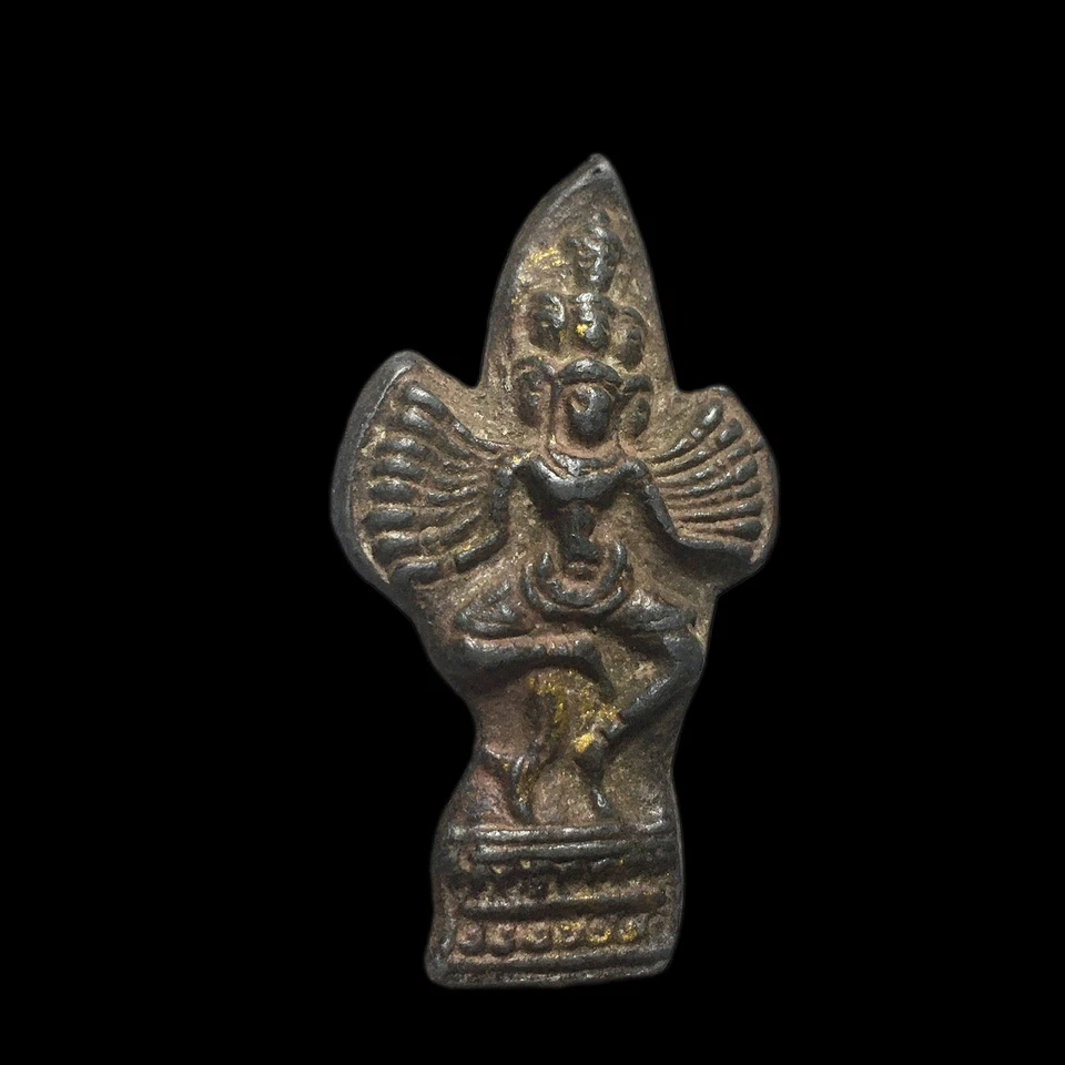 PHRA-Genuíno-Tailandês-Monge-Wat-Raro -Talismã Tailandês-Buda-Amuleto Antigo A+ - Imagem 2 de 4