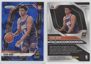 2024-25 Panini Prizm Blue Ice Prizm /125 Ryan Dunn #258 Rookie RC