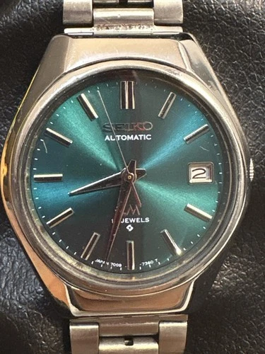 Vintage SEIKO Automatic LM With 6309 Men's Watch Japan Date Only-Dial Replaced