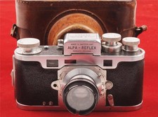 Alpa Reflex Rangefinder Camera Model E 1947 Angenieux 50mm f/2.9 Lens Very Rare 