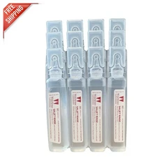 Portable 12-Pack Individual Sterile Saline Wound Rinse, Travel-Friendly Solution