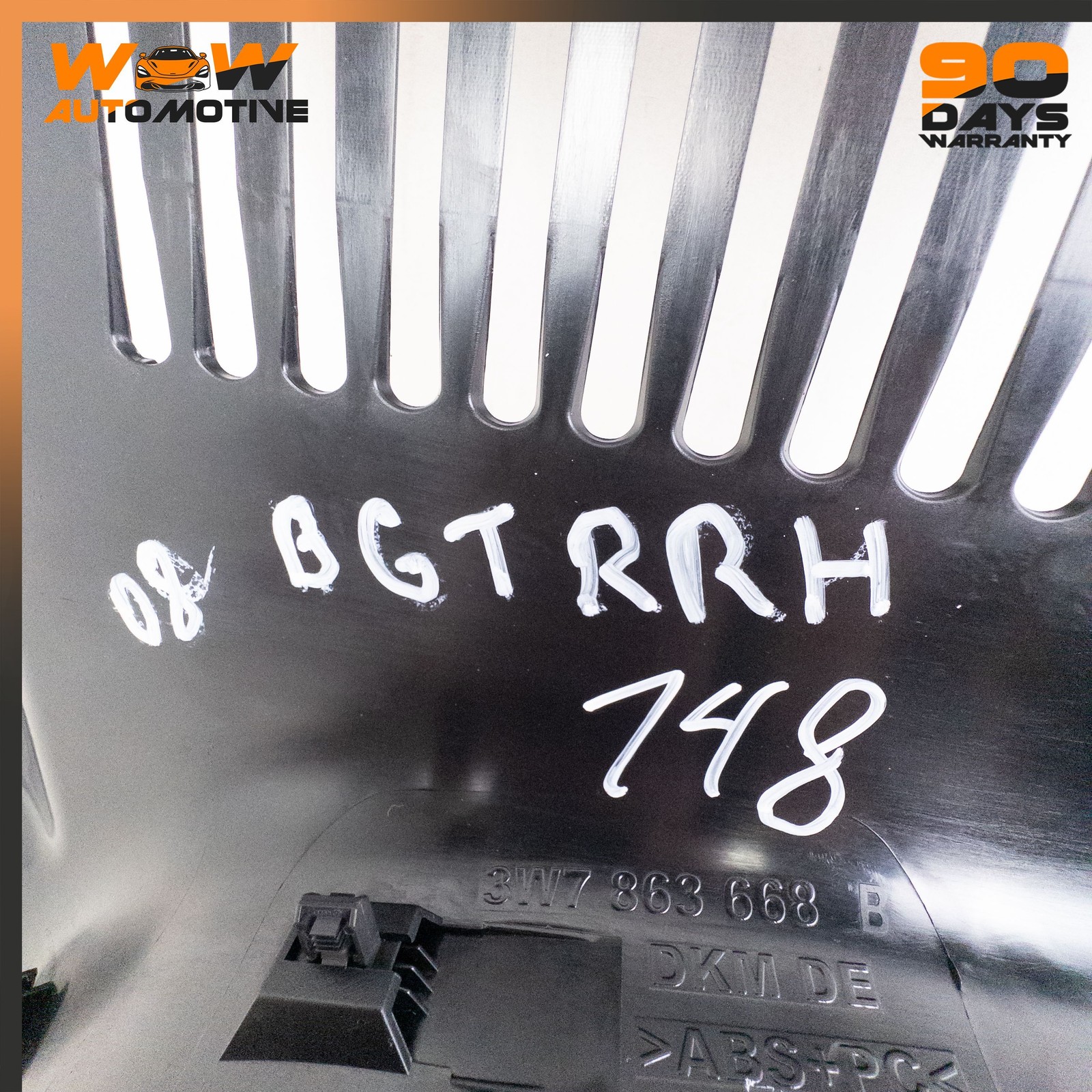 07-13 BENTLEY CONTINENTAL GTC REAR RIGHT PASSENGER SIDE INTERIOR TRUNK TRIM OEM