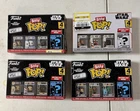 Funko Bitty Pop! Star Wars figures Skywalker Stormtrooper Han - Lot of 4!!