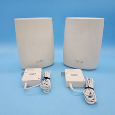 Orbi RBR50 Wi-Fi Router  Orbi RBS50 Satellite - w/ AC Cords - Tested