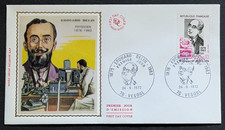 FRANCE 1972 FDC 1 JOUR TIMBRE 1708 EDOUARD BELIN PHYSICIEN INGENIEUR CELEBRITE