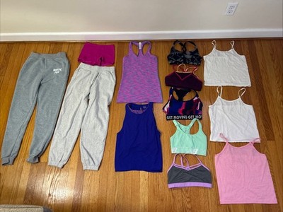 Lot of Athleta Girl's Sz 12 Tank Tops, Lucy, Iviva, American Eagle, White Fox