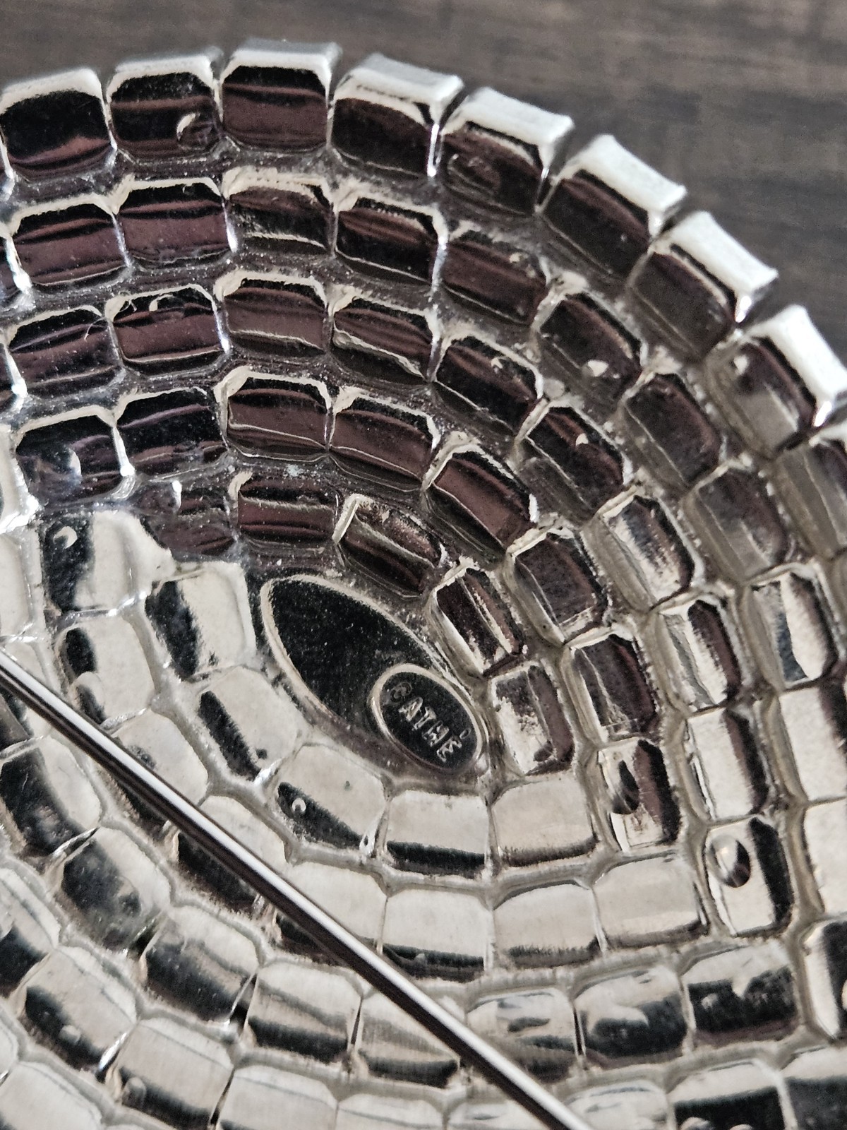 Clean Eclips Statement Clear Pave Rhinestones CAT… - image 3