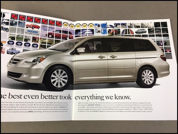 2006 Honda Odyssey Van 40-page Original Car Sales Brochure Catalog