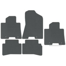 Velours Fußmatten für Kia Sportage IV Bj. 2015 - 2021 Automatten GRAU PREM 4+1