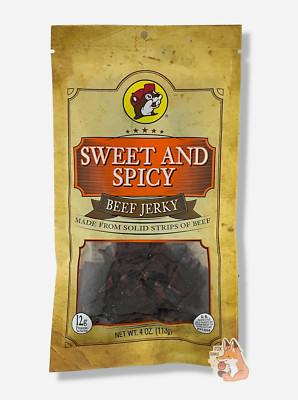 Buc-ee's Sweet And Spicy Beef Jerky - Perfect Balance, Tender & Flavorful Snack