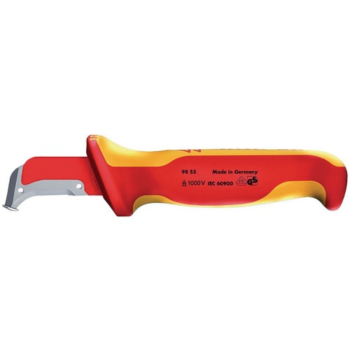 Knipex 155mm Electricians Cable Knife Dismantling Tool 1000V VDE Insulated 98 55 eBay