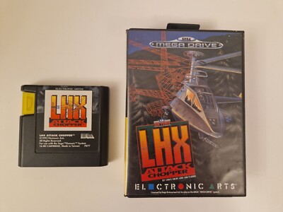LHX Attack Chopper - Sega Mega Drive OVP Videospiel Helikopter Spiel