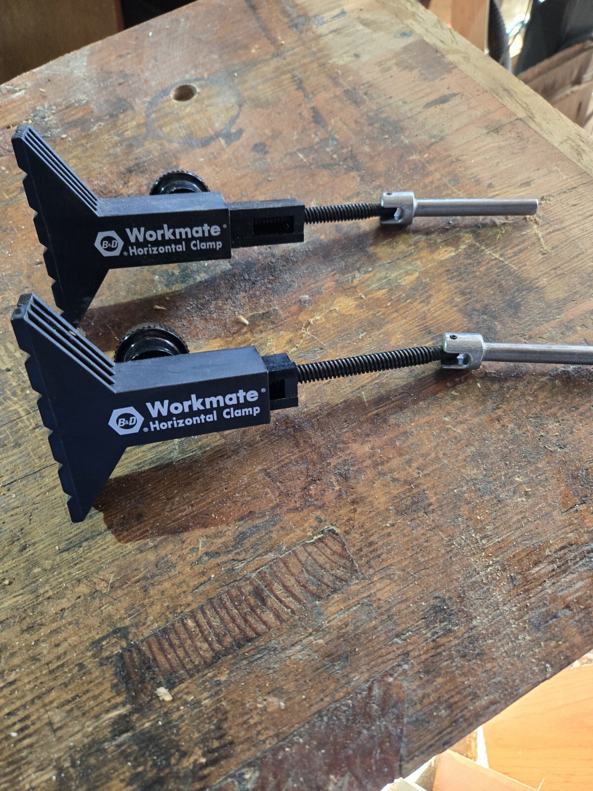 Pair Black And Decker Horizontal Clamp Workmate Attachments (2) eBay