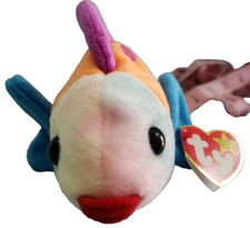 Ty Beanie Babies Collection 1999 Lips The Fish 8" with Tags