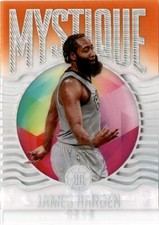 2020-21 Panini Illusions #9 James Harden Mystique Orange Brooklyn Nets