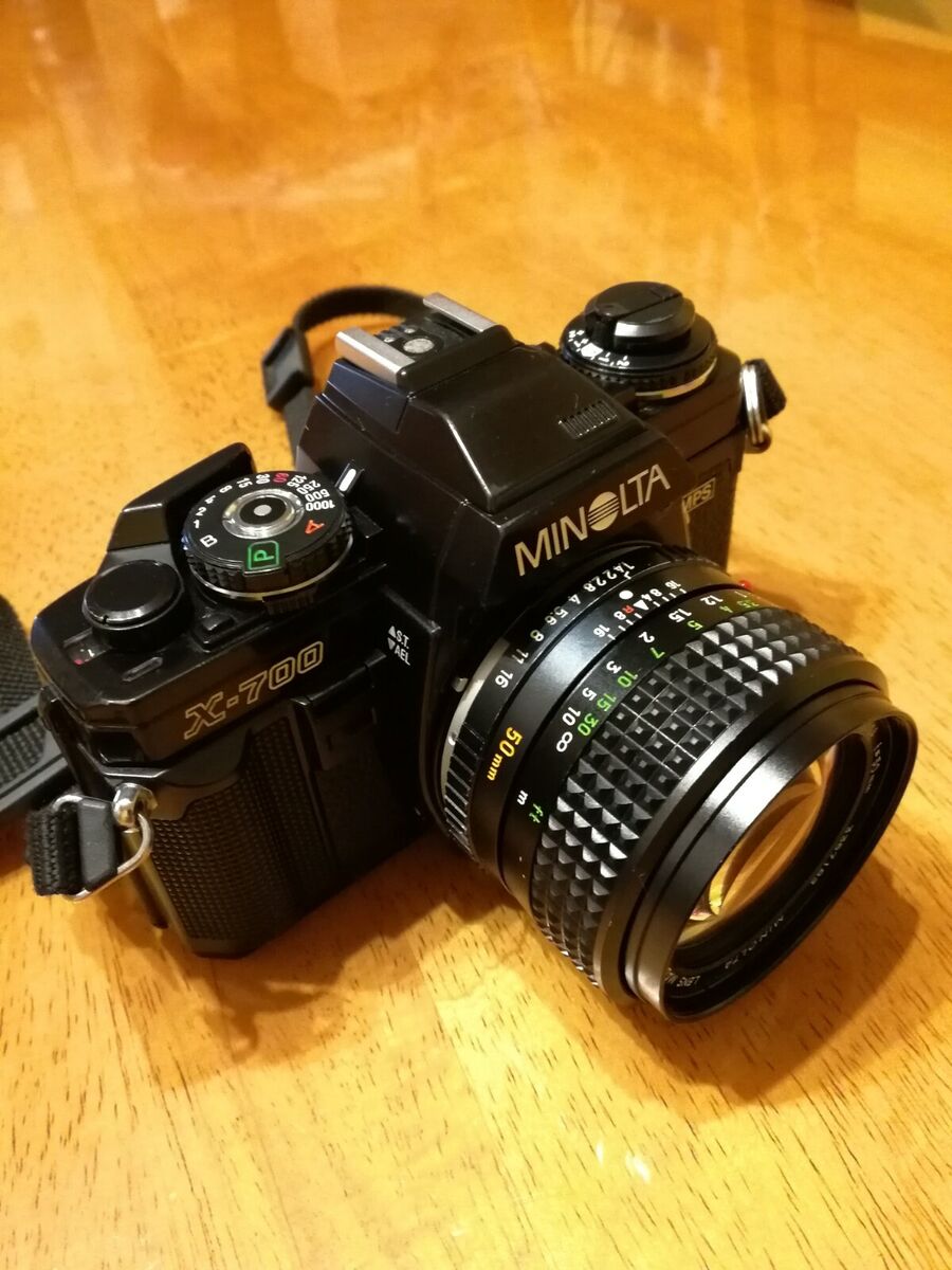 MINOLTA X-700 WITH MC ROKKOR-PG 50mm F1.4 BODY SER-N:2574226 MINOLTA X-700 WITH MC ROKKOR-PG 50mm F1.4 BODY SER-N:2574226