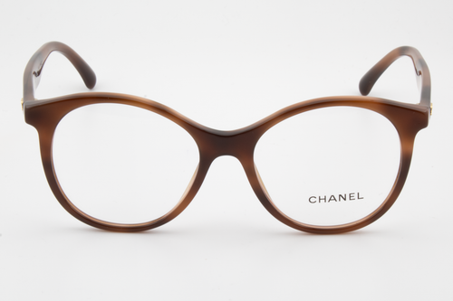 Chanel 3361 c.1575 weibliche Schmetterlingsbrille Rahmen leichte Schildkröte 52 mm - Bild 2 von 8