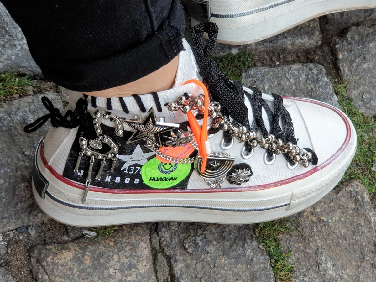 Converse plateau on sale white